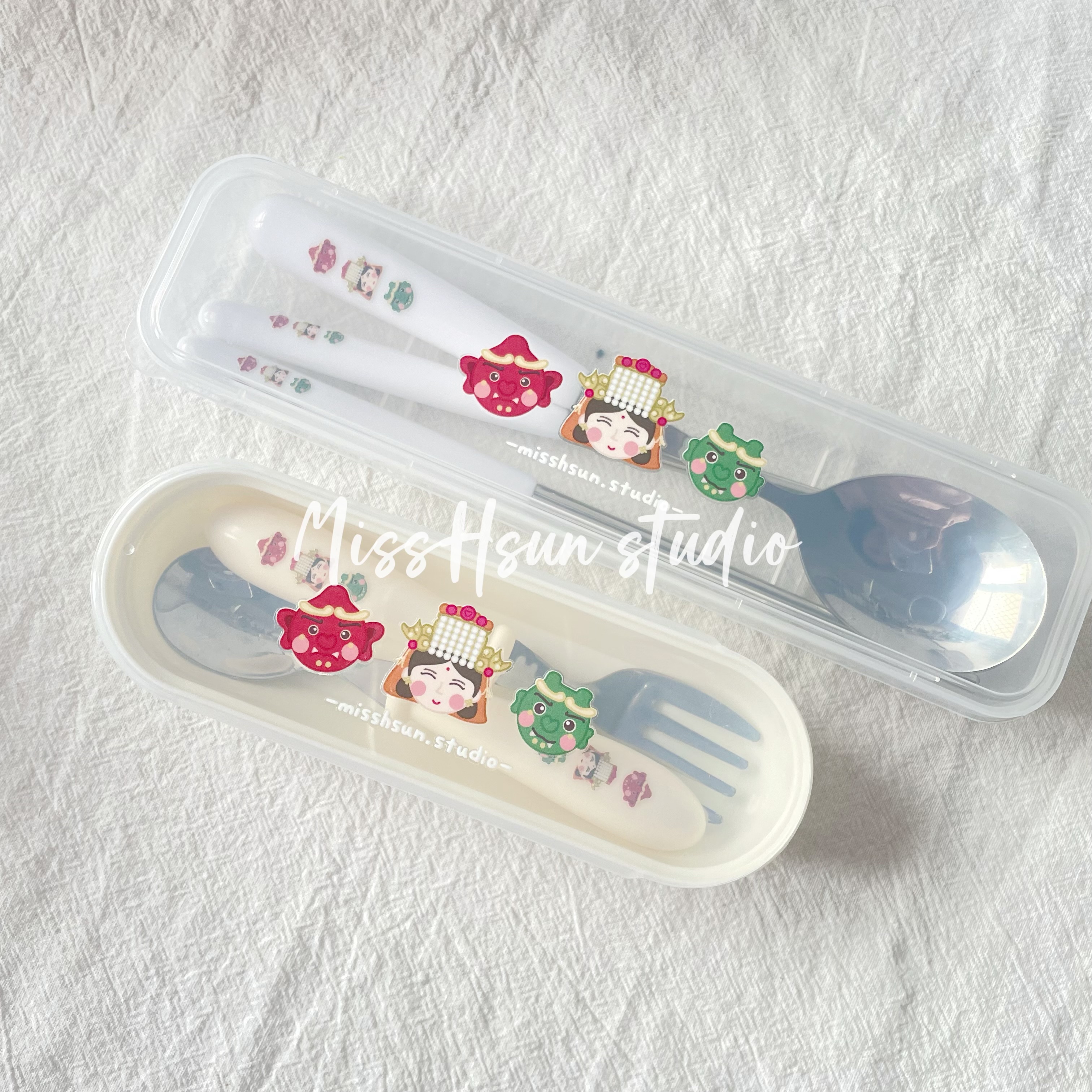 愛媽祖｜兒童餐具組