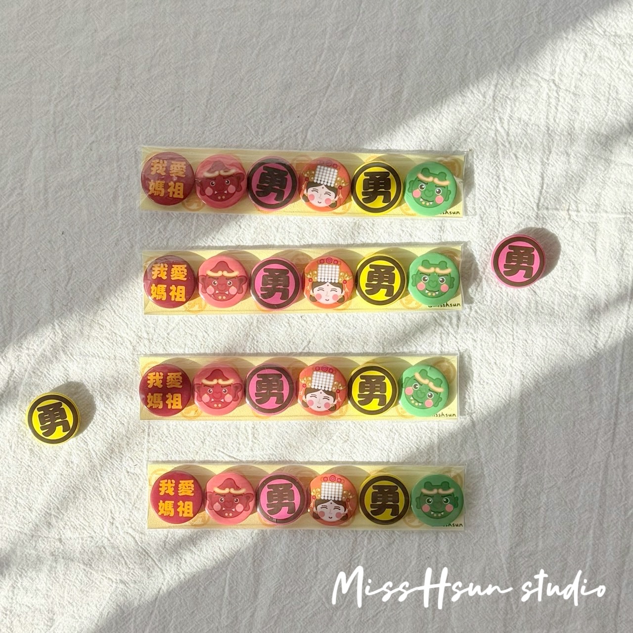 迷你胸章套組｜6入