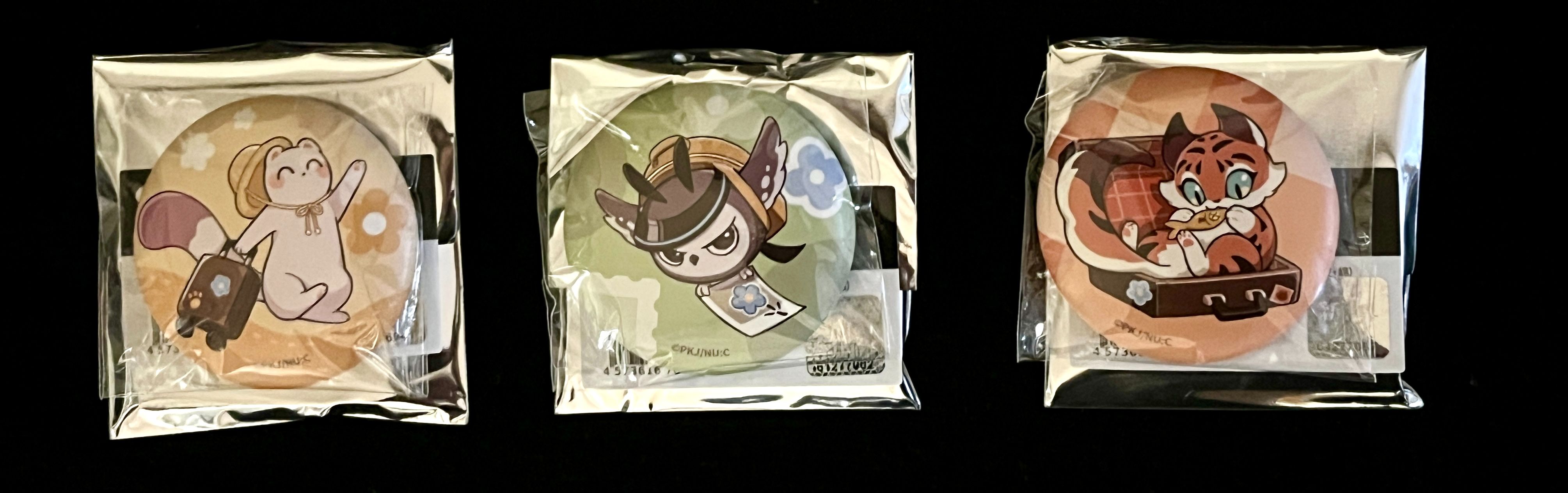 新世界狂歡 ▍三週年 ▍胸章X小動物們