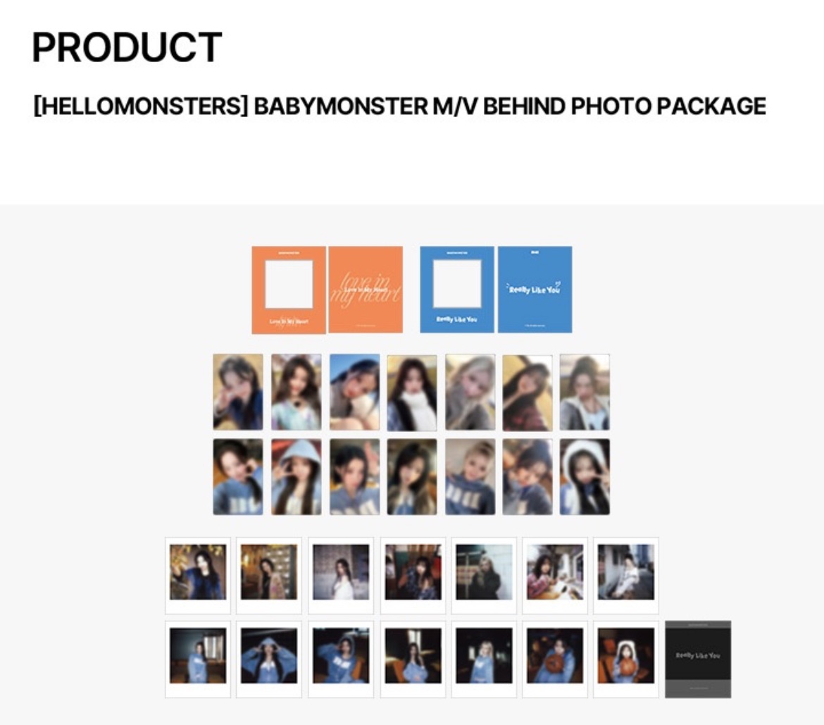 [HELLOMONSTERS]MV幕後相片包（組）卡）