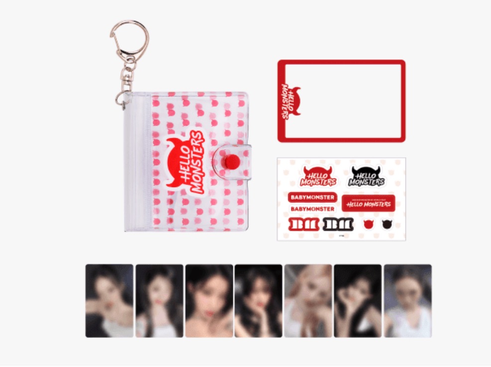 [HELLOMONSTERSTOUR] BABYMONSTER PVC 收納包＋裝飾套組