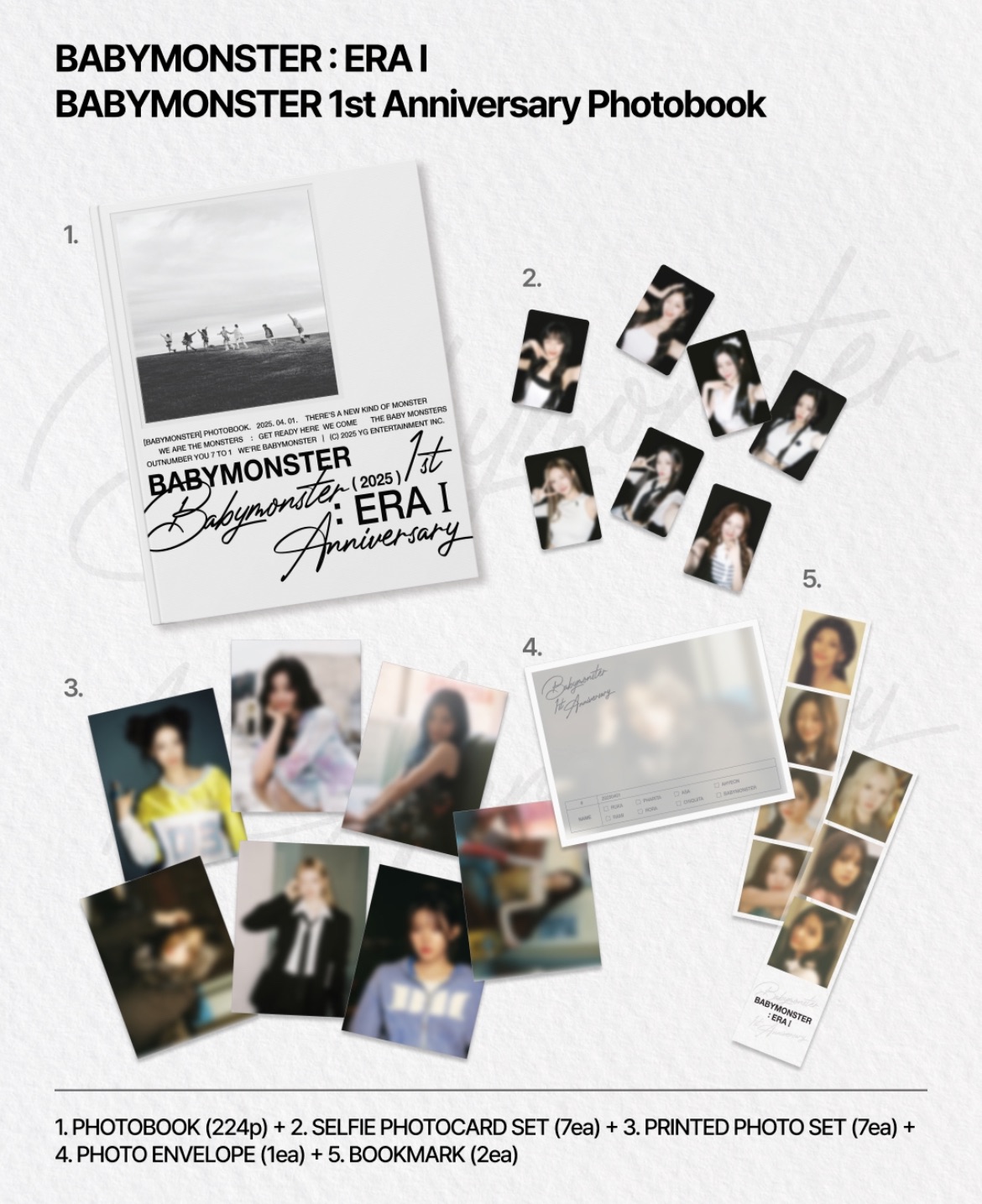 《BABYMONSTER : ERA》1 週年寫真書
