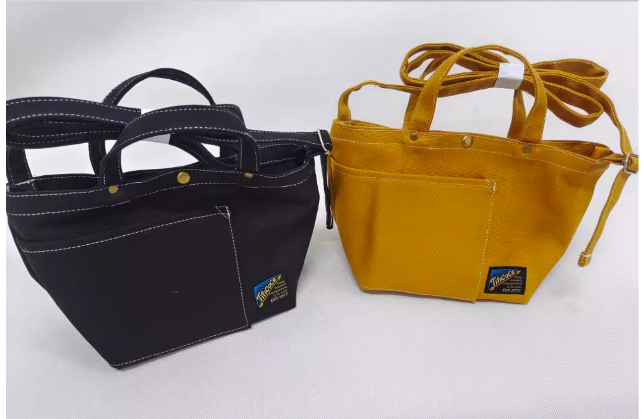 桃莉琪*moki*單品!!多功能帆布休閒手提斜背布包收納包-黃色現貨