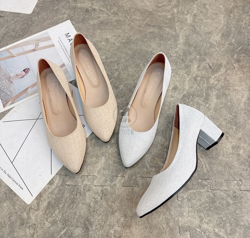 1155 🌟閃亮焦點🌟MIT質感時尚婚鞋 尖頭低跟鞋 中跟鞋 晚宴鞋