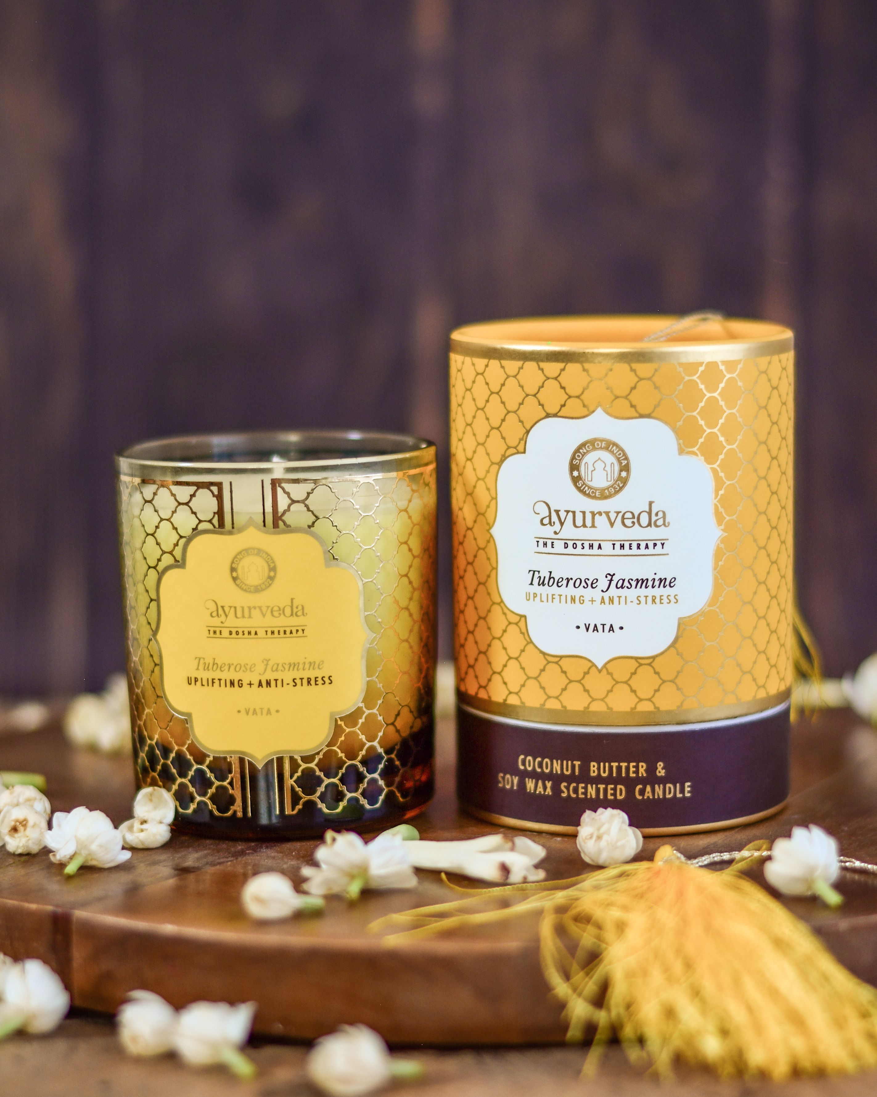 晚香玉茉莉｜「桃花 × 自愛」磁場蠟燭