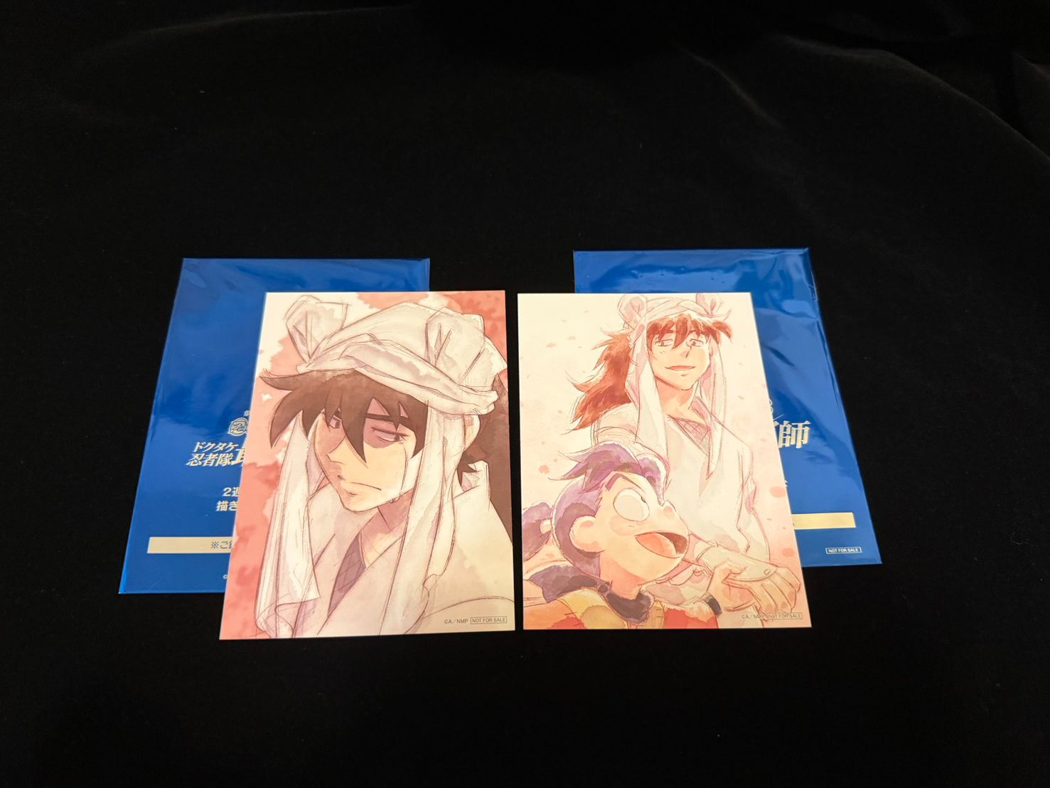 日本電影特典-明信片/天鬼+土＆霧（兩款一組）-第一組