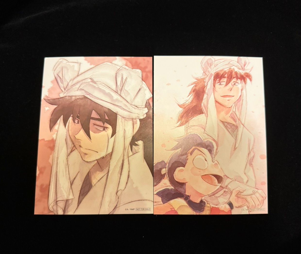 日本電影特典-明信片/天鬼+土＆霧（兩款一組）-第二組