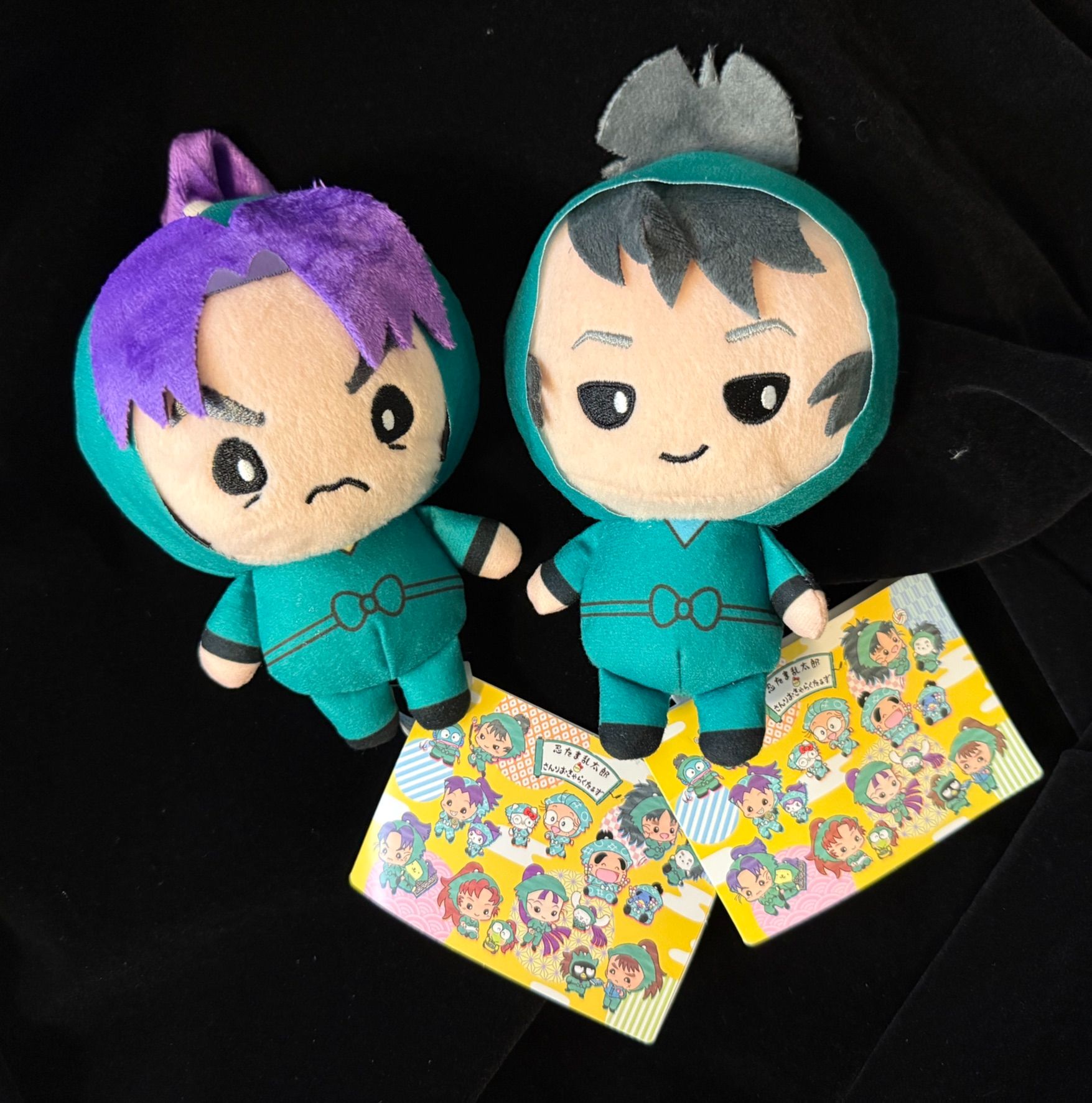 【日本周邊】忍亂x三麗鷗聯名 ぬいぐるみ -留三郎+文次郎（合售）