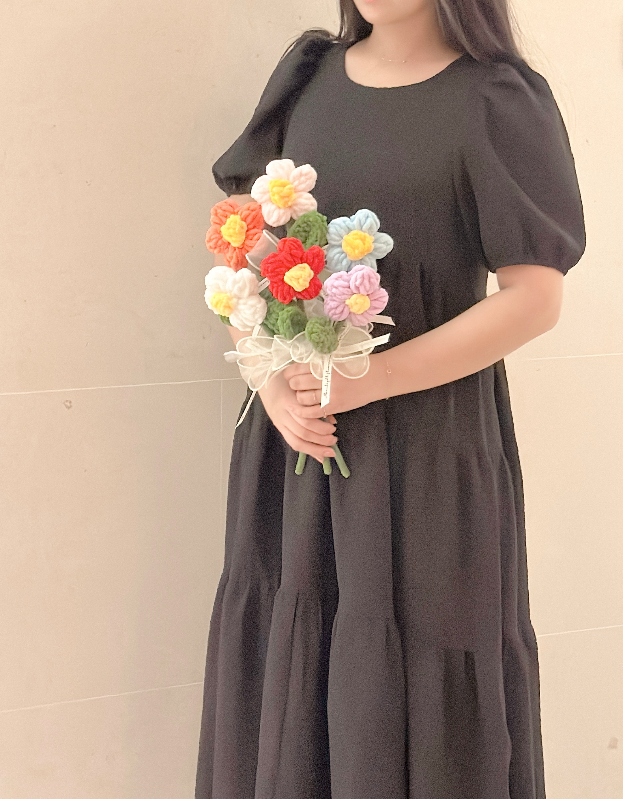 冰條泡芙花 無畢業帽 高約30公分 寬約10公分