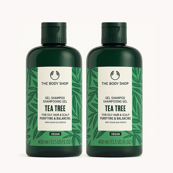 The body shop 茶樹淨化洗髮精 400ml