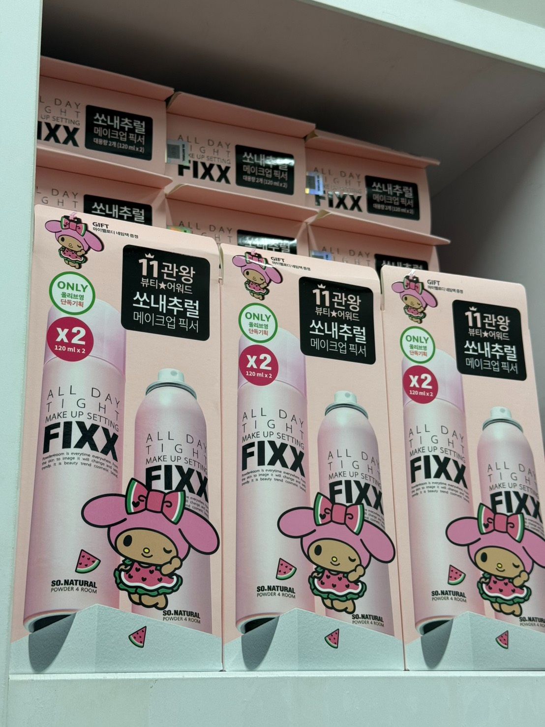 韓國 So Natural Fixx 長效保濕控油定妝噴霧組 120ml＊2