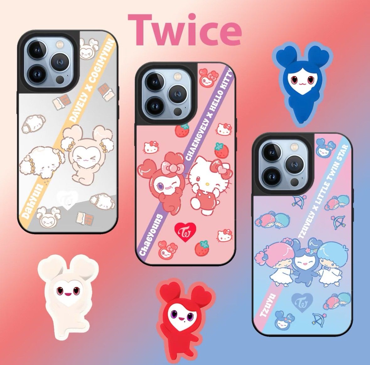 💓TWICE LOVELYS×SANRIO 飯製款iPhone手機殼