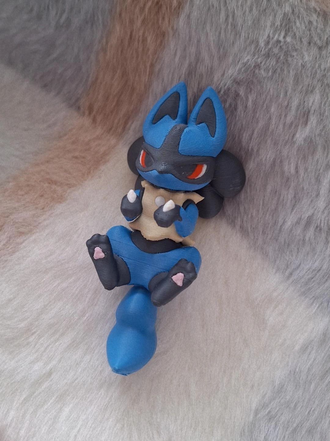 路卡利歐杯緣公仔-套組