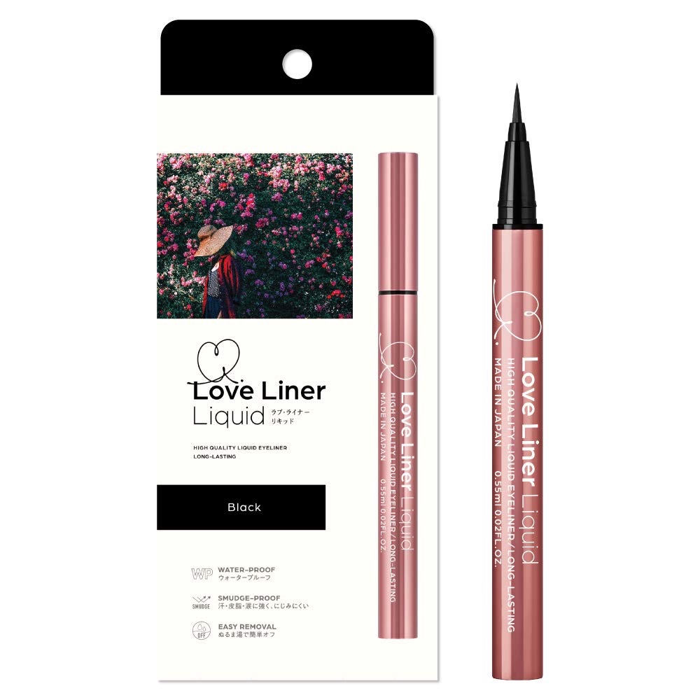 日本 Love Liner 隨心所慾超防水極細眼線液筆 #黑色