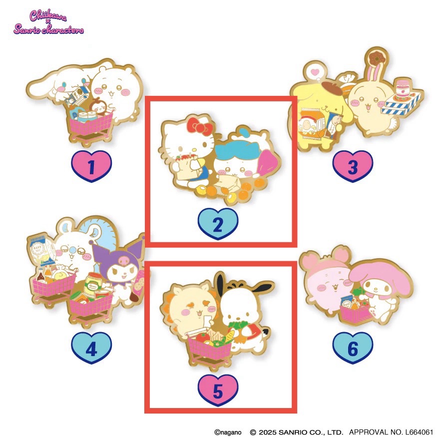 三麗鷗聯名徽章