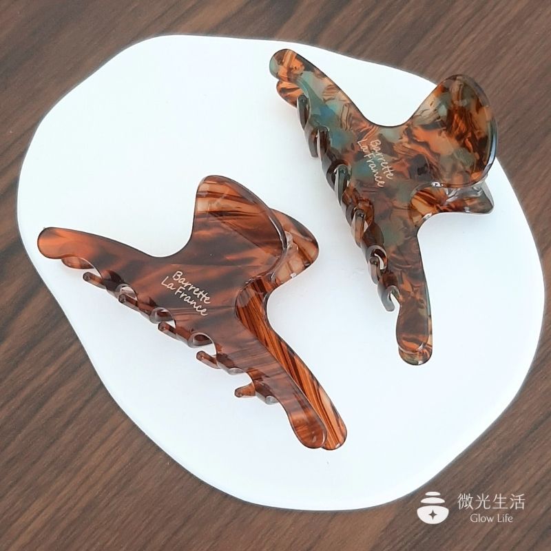 微光生活☀️現貨｜法式優雅鯊魚髮夾 抓夾 盤髮抓夾 鯊魚夾