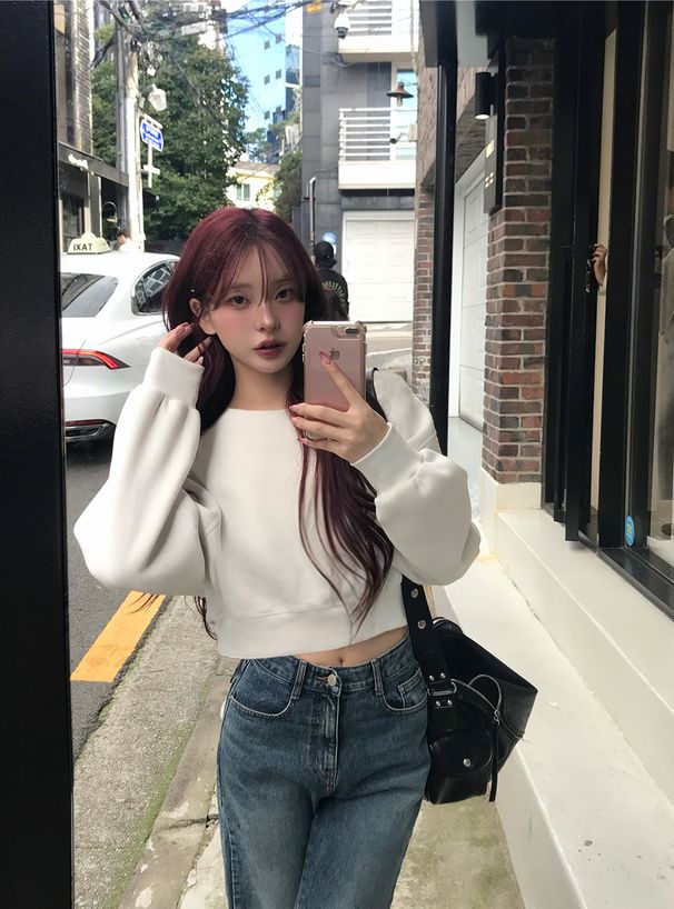 2922 短版落肩上衣