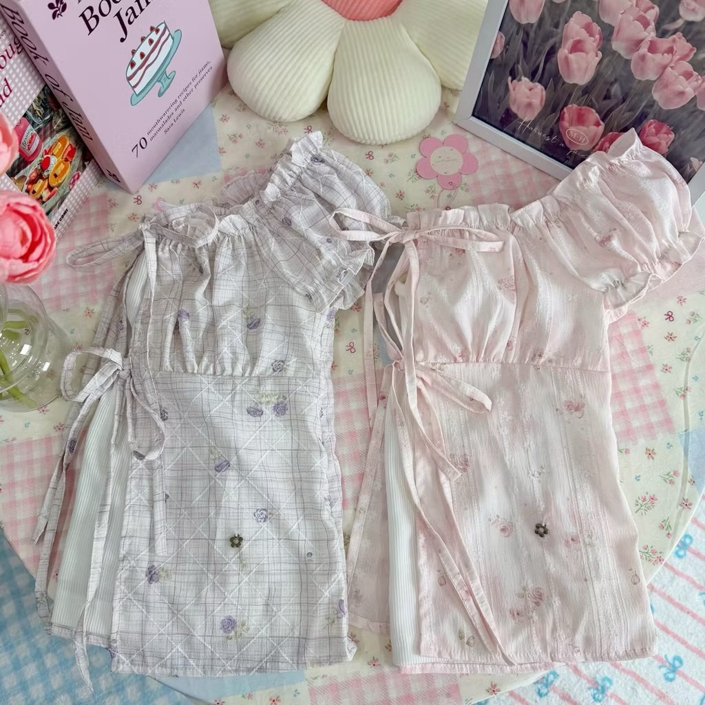 ⚠️預購！泰國 公主袖 碎花上衣