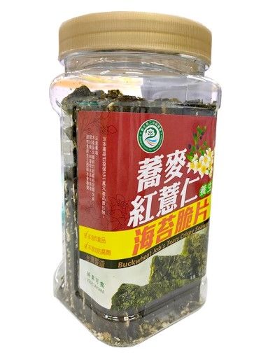 蕎麥紅薏仁養生海苔脆片＜全素＞
