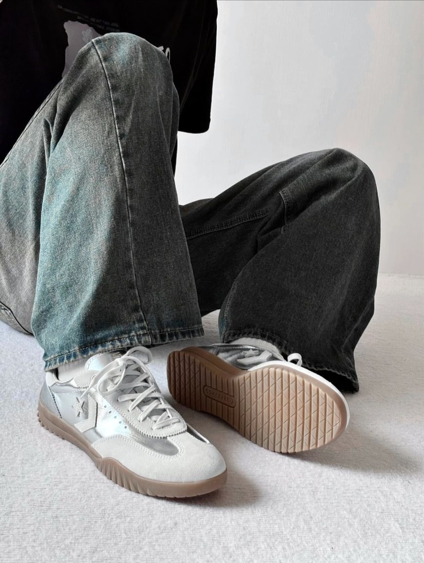 Converse Run Star Trainer 未來銀 灰銀色 Y2K 焦糖底 復古 德訓鞋 流星鞋 A15189C