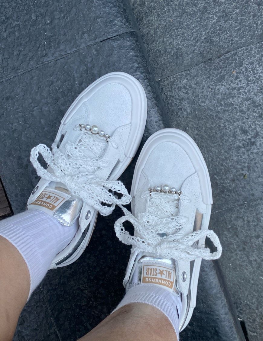 Converse All Star Cruise 未來銀 白銀色 Y2K 厚底 復古 帆布鞋 UU鞋 A15190C