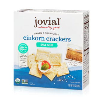 美國直送｜現貨🔥短效出清2025/12/5 Jovial 有機無酵母海鹽餅乾
