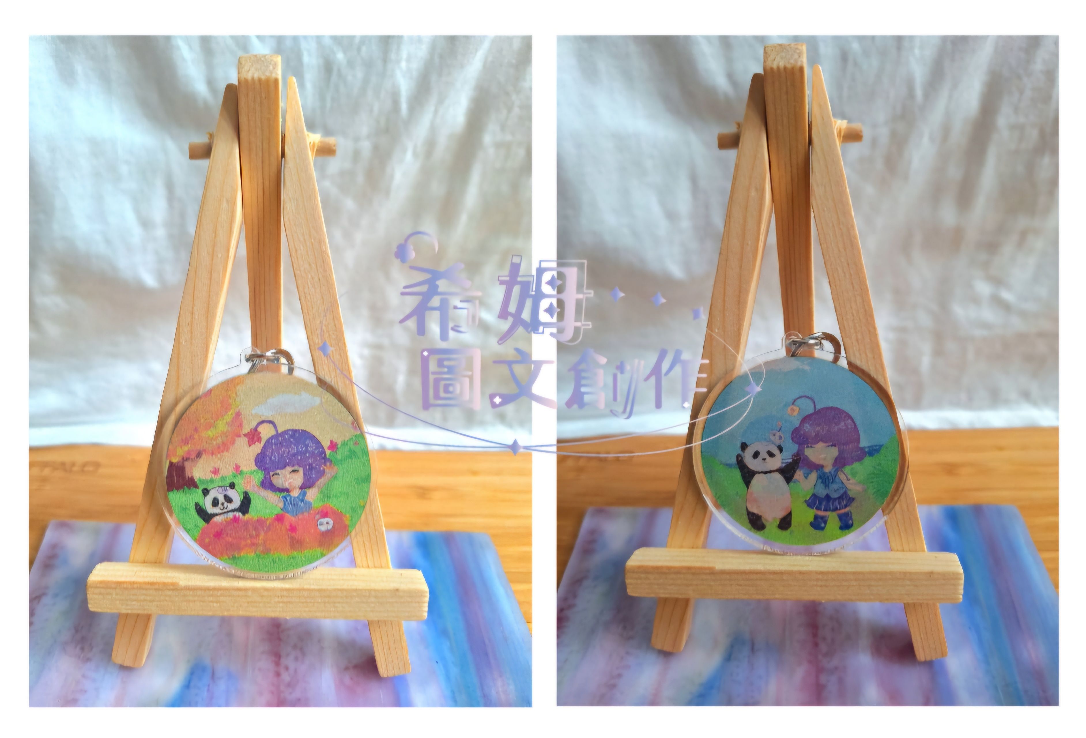 雙面 原創角色 鑰匙圈