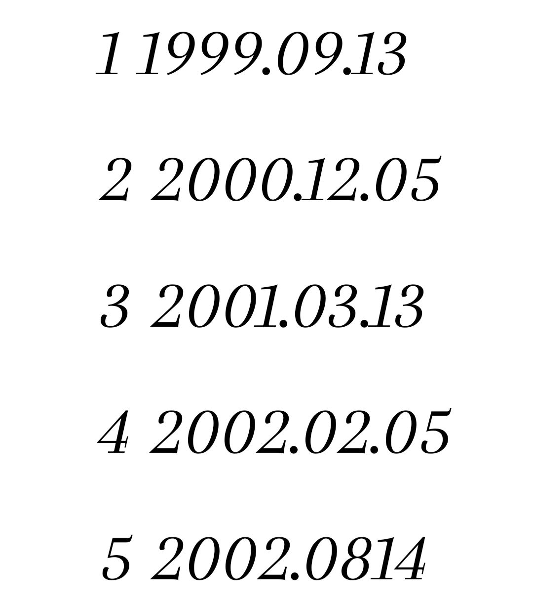 生日款 （開頭為編號不會印出來）