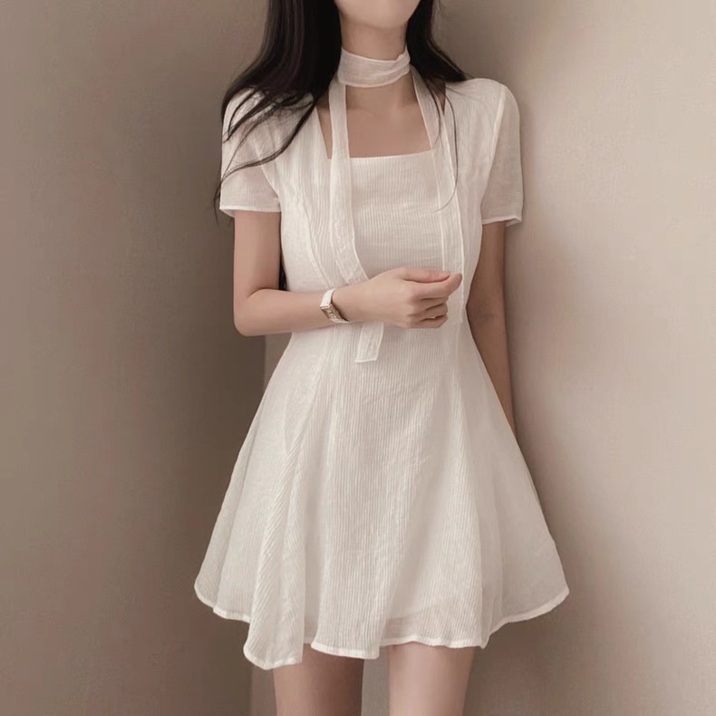 仙氣爆表💞仙女洋裝+掛脖絲帶🎀