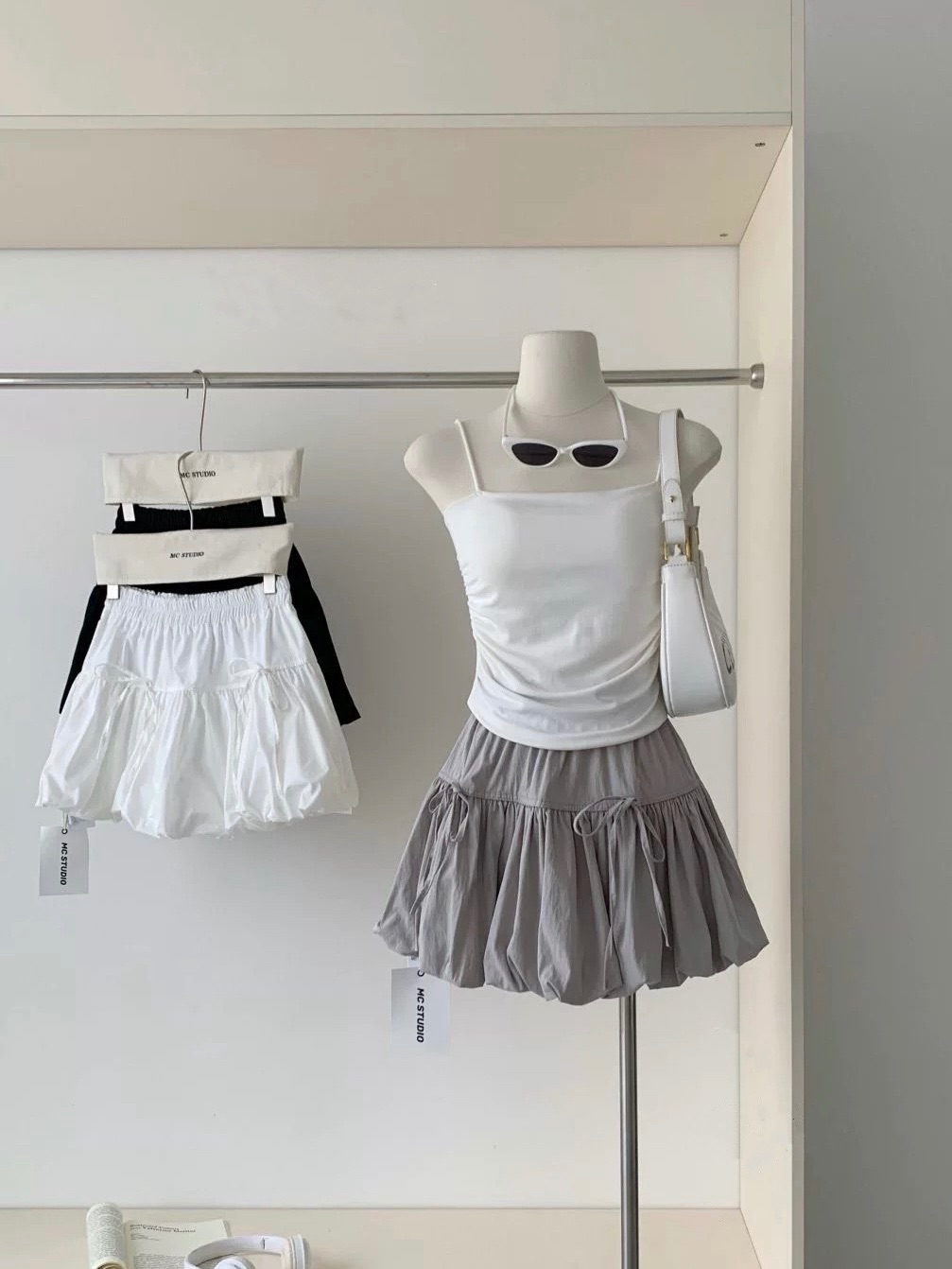 可愛の雙蝴蝶結花苞裙🎀