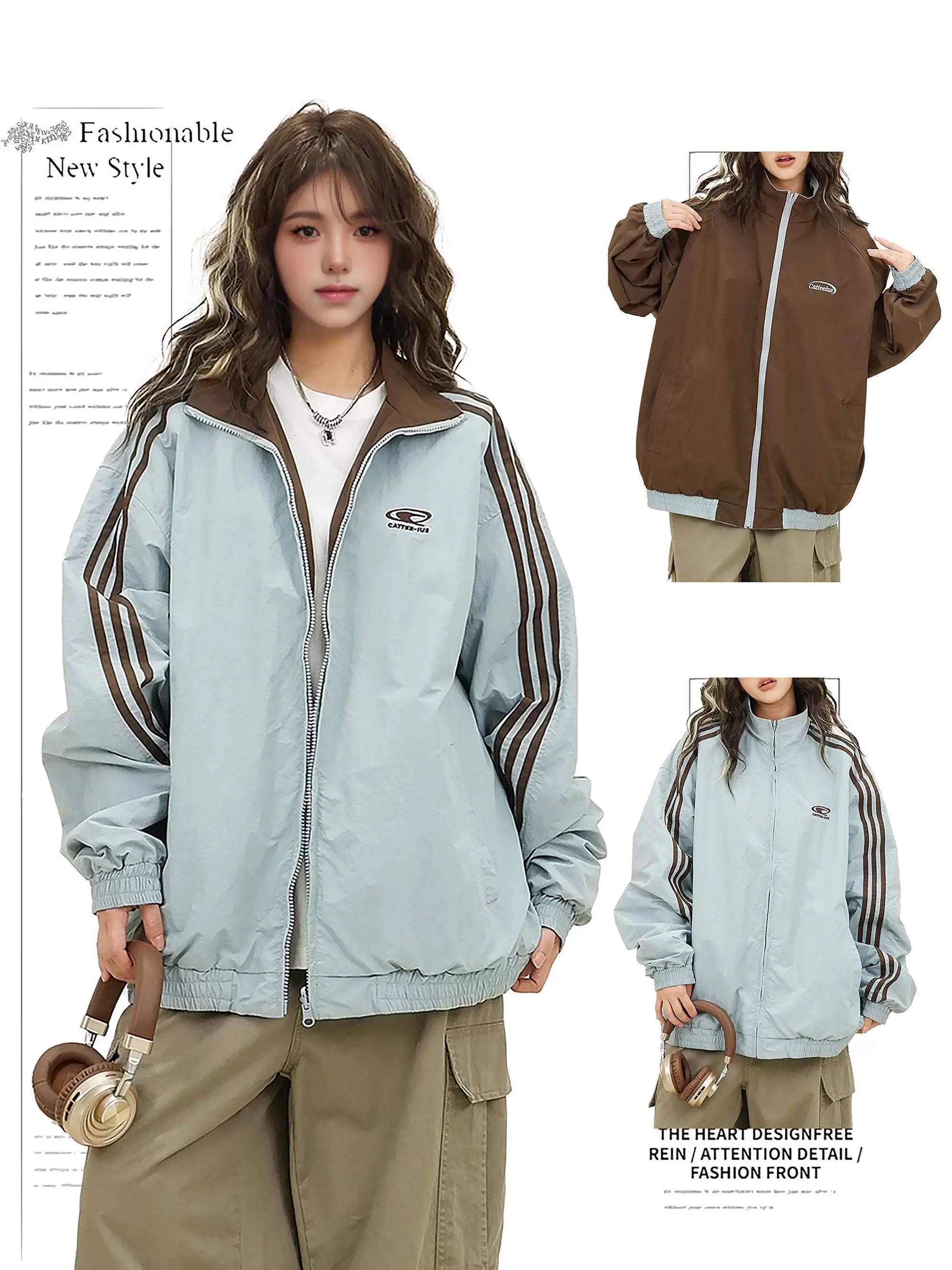 本期推薦🤍美式兩面穿薄款休閒外套