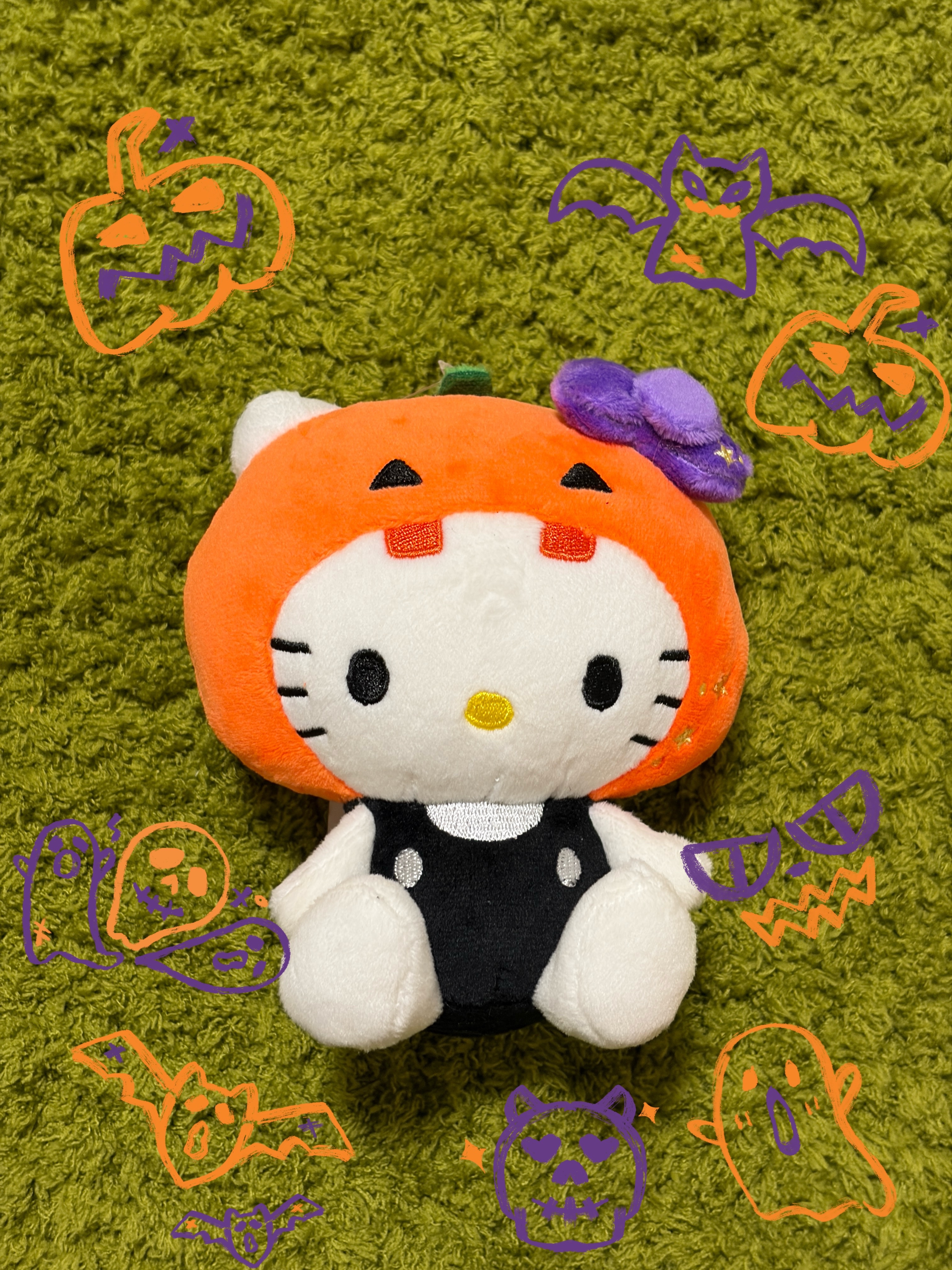 Avail三麗鷗南瓜Kitty吊飾娃娃