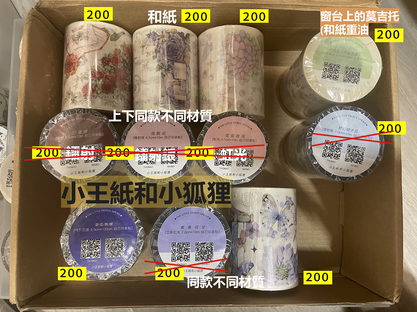 ✦小王紙與小狐狸/紙膠帶/和紙