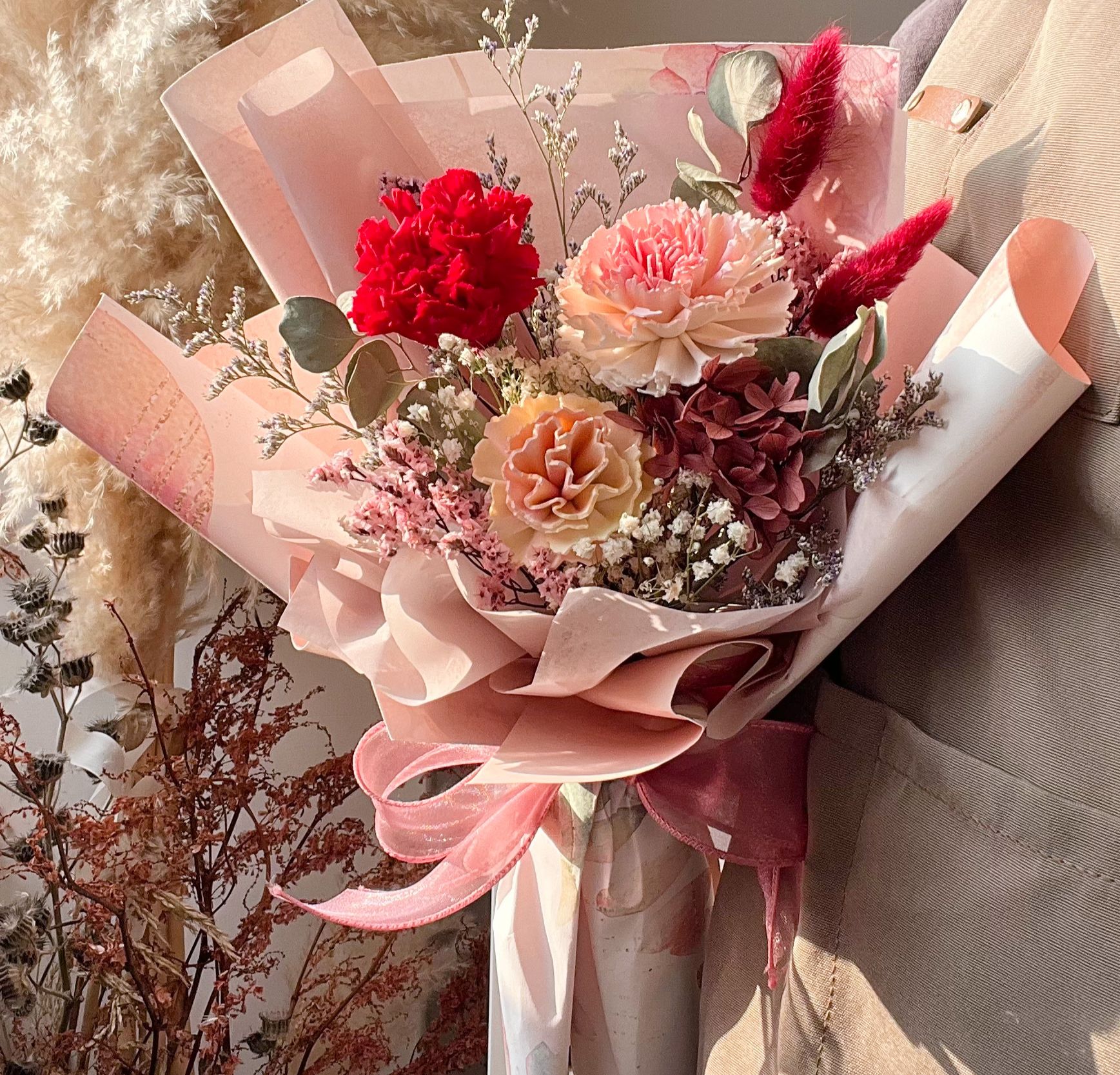 🌹母親節精選賀禮🌹康乃馨永生花束 l 永生花束l  l 母親節 l 情人節 l 生日禮