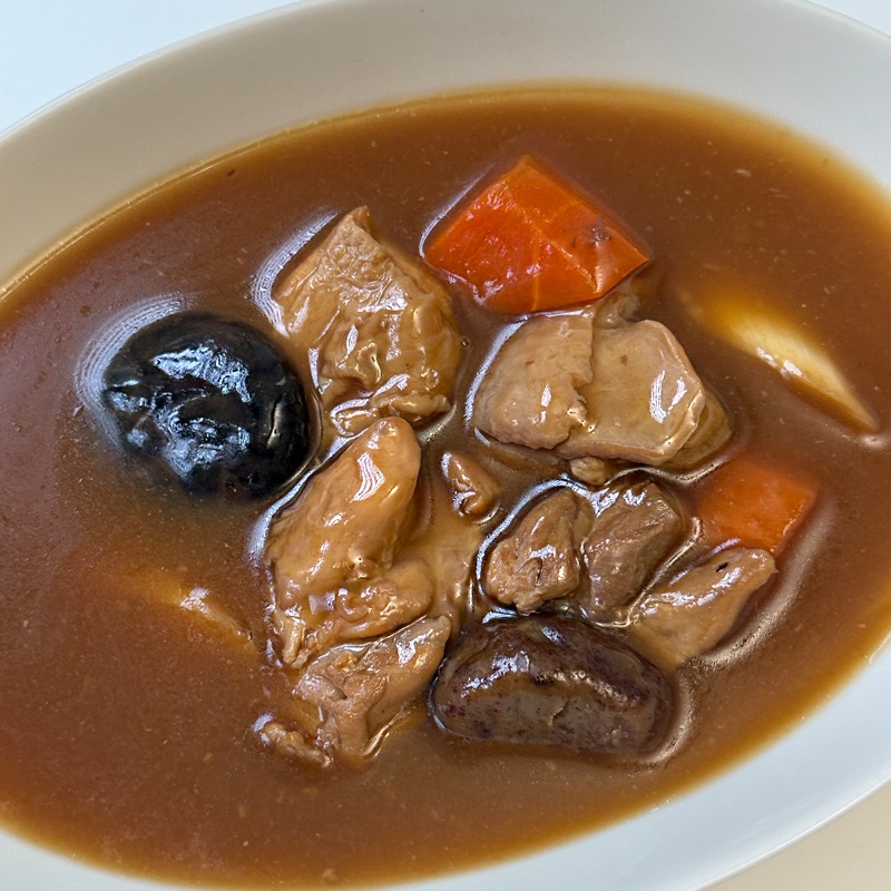 板栗香菇燜雞