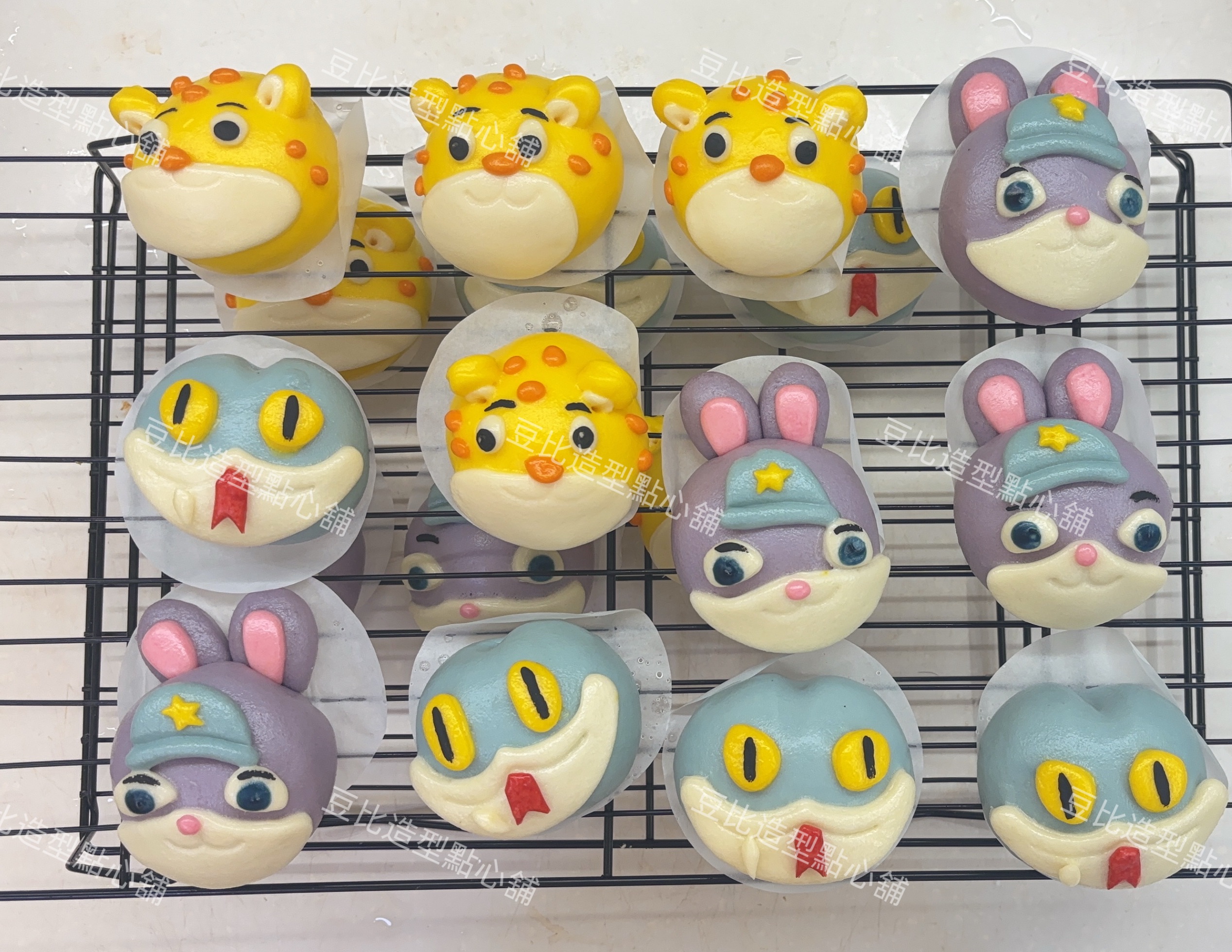 動物方程式造型饅頭