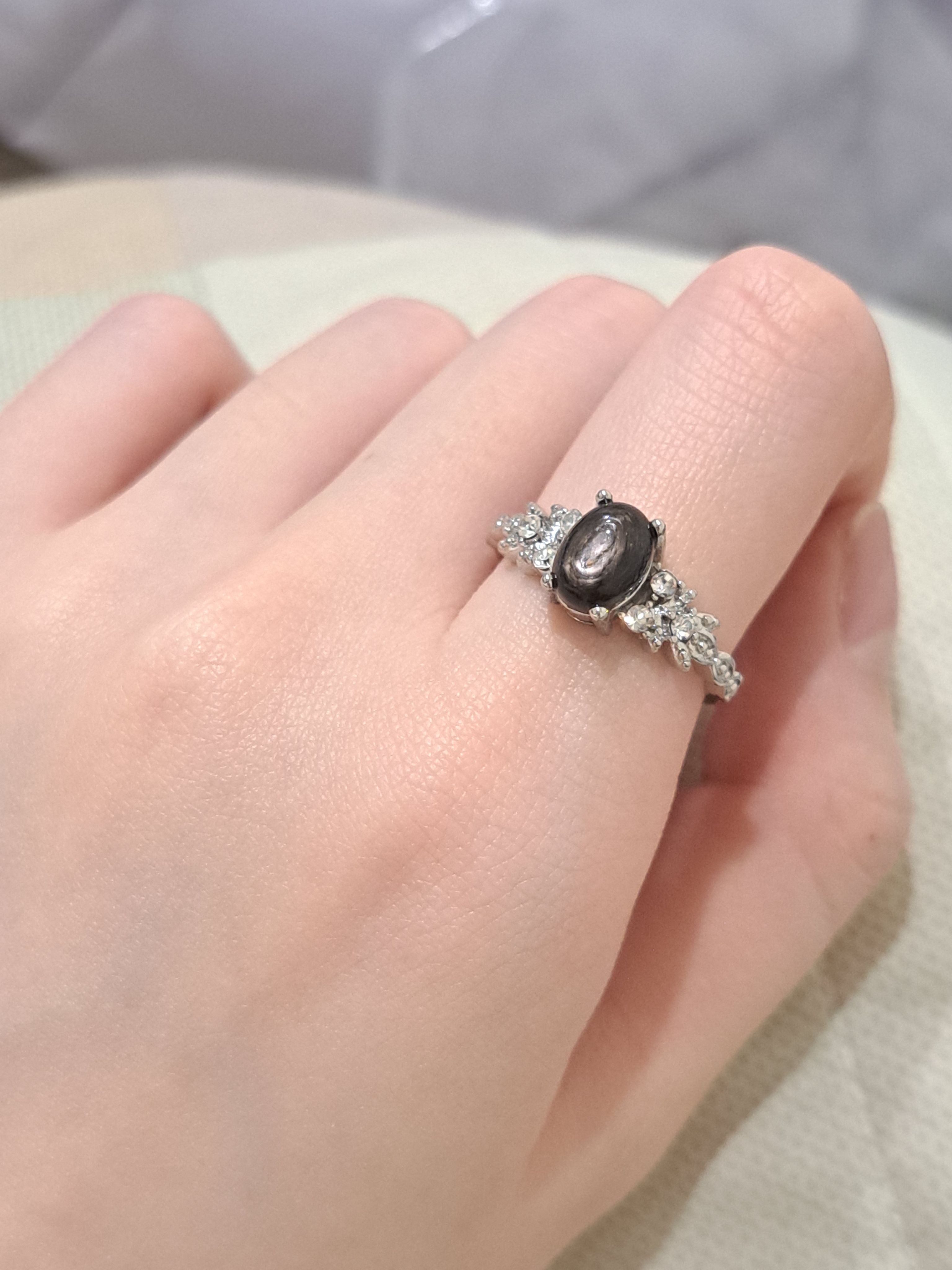 金運銅鍍銀戒指活圍可調（隨機）