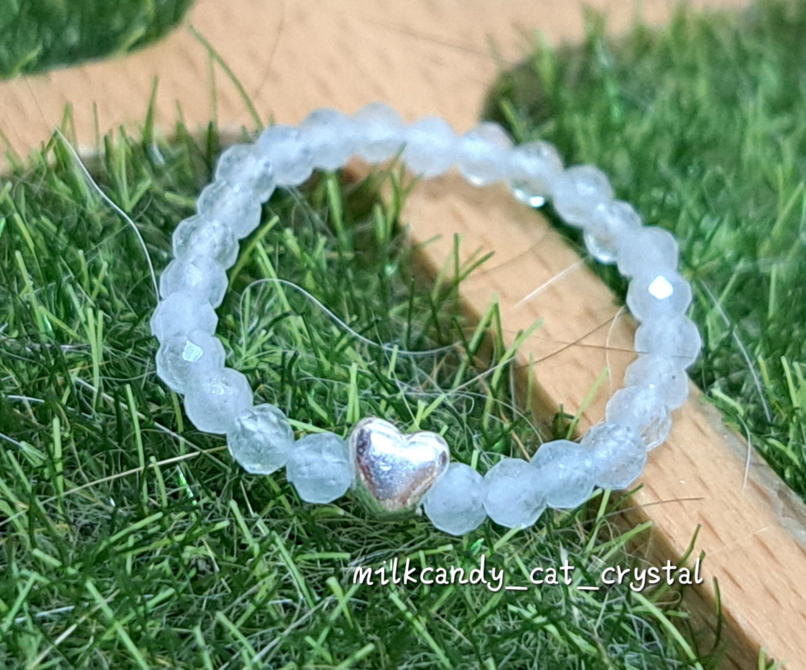 海藍寶愛心戒指