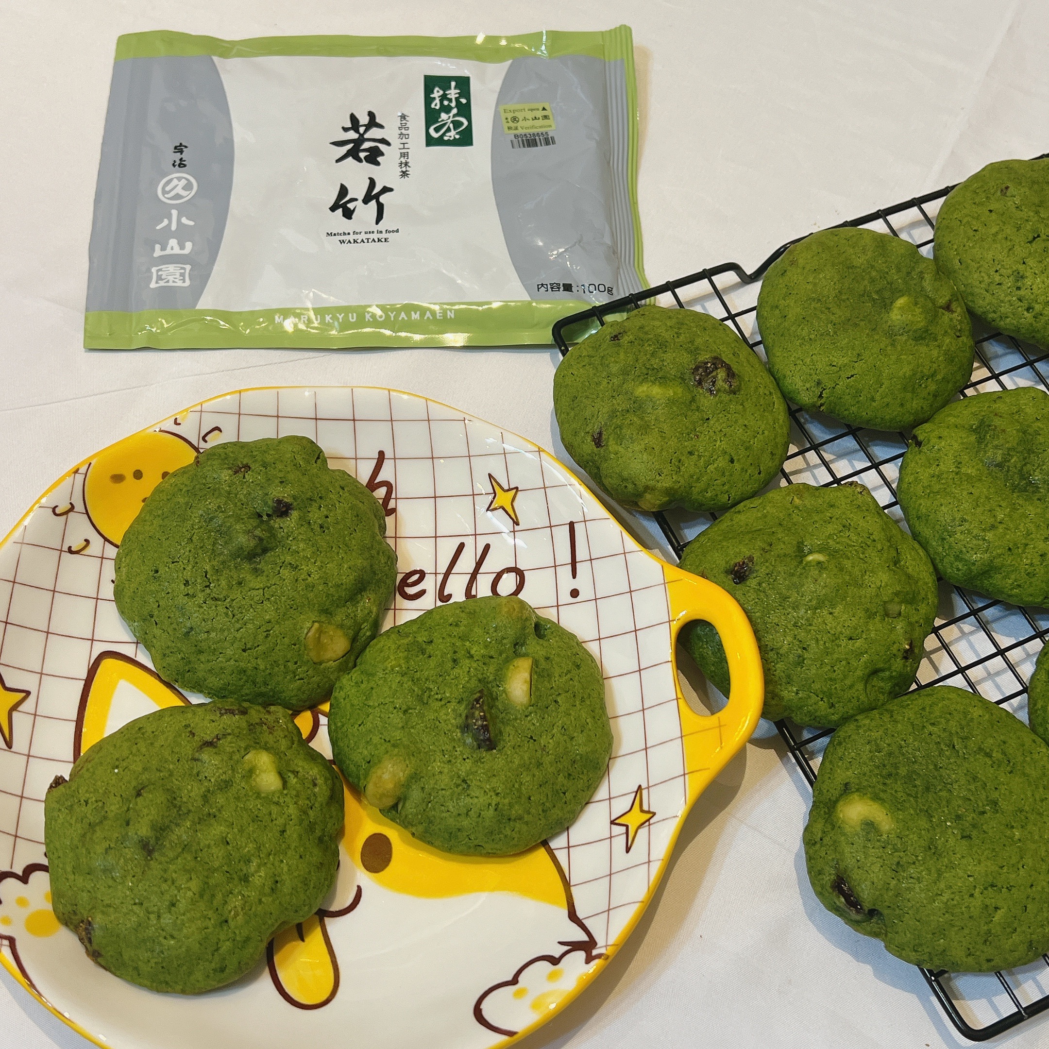 抹茶蔓越莓白巧軟餅乾