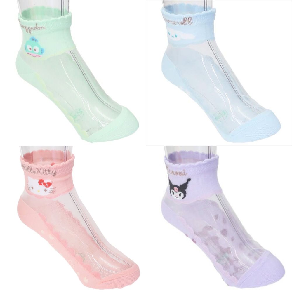 【J’S PLANNING】大臉透膚船型襪：