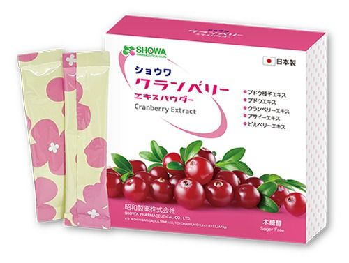 日本昭和蔓越莓複方濃萃粉-（14入/盒）｜富含維生素E+植萃複方｜ 大維生活用品