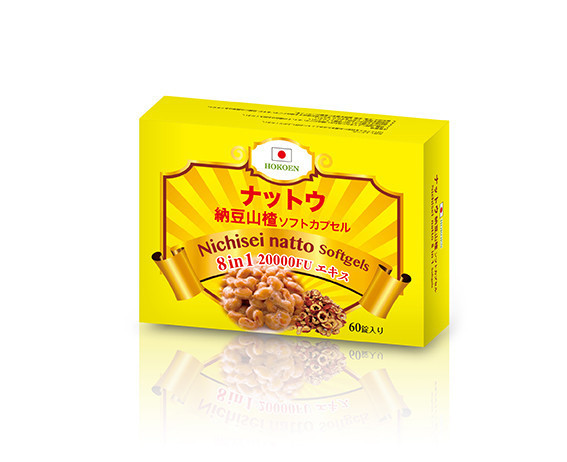納豆激酶複方軟膠囊｜8合1複方｜高活性生酵｜芳香園製藥｜60粒裝｜大維生活用品