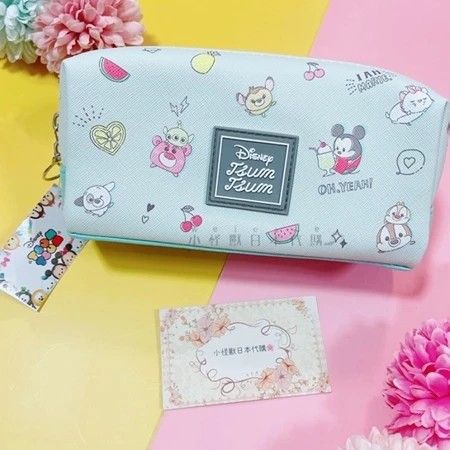 小怪獸日本代購🌸現貨 日本超人氣 TSUM 筆袋 鉛筆盒 迪士尼 茲米 大容量 鉛筆袋 文具 迪士尼 米奇 日本文具
