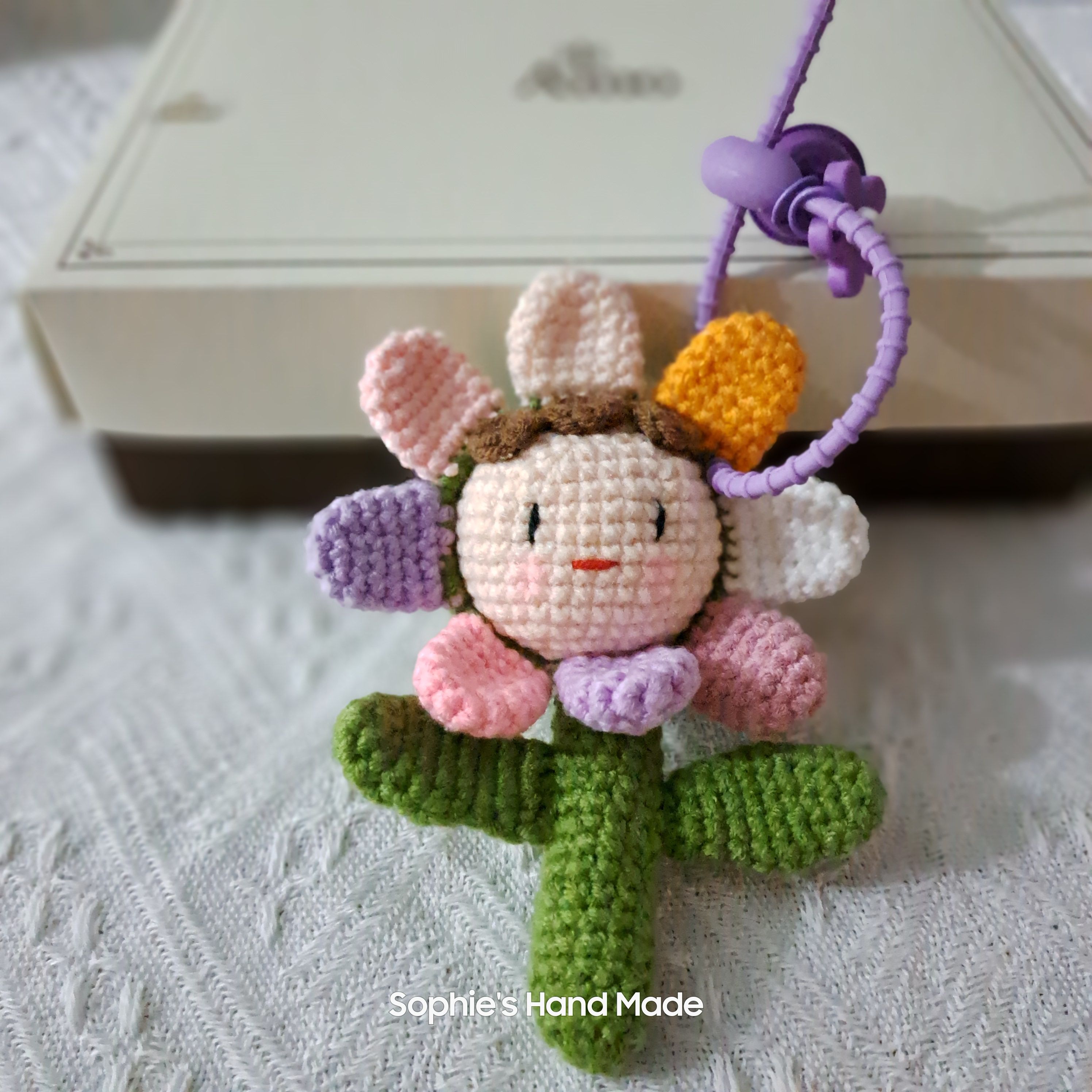 現貨 彩色花糰子吊飾