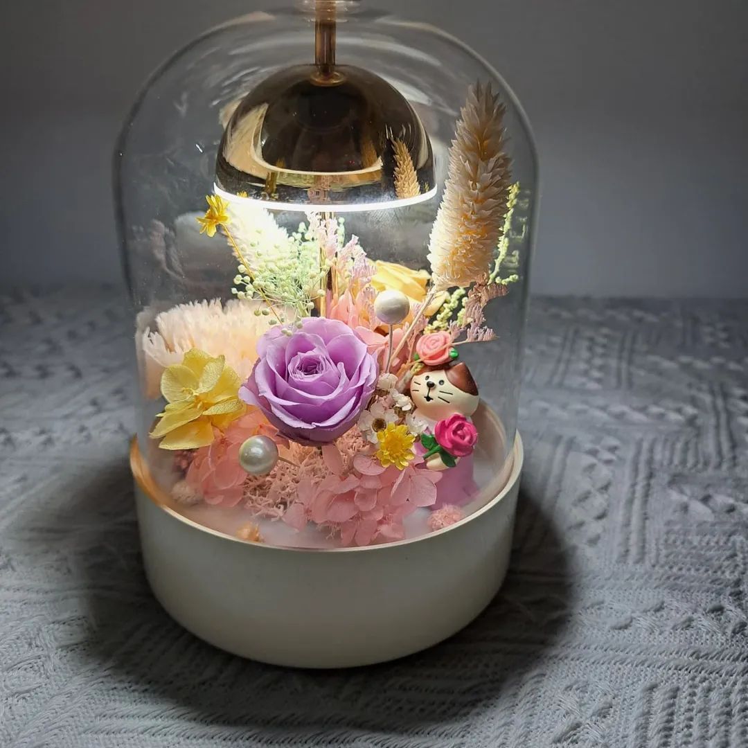 【客制化商品】請勿直接下單 拍拍觸控燈玻璃盅 可切換燈的顏色喔