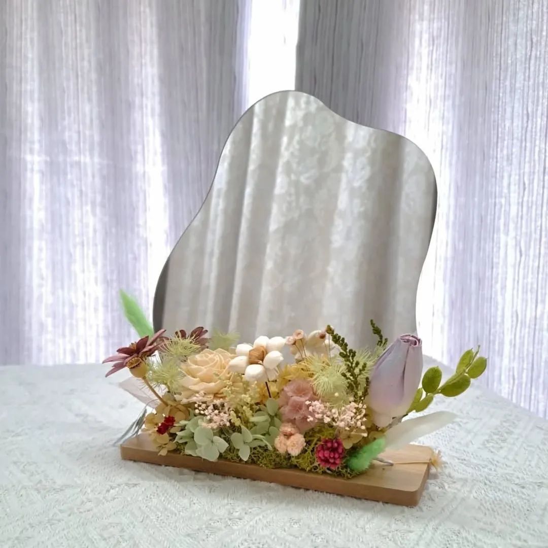 【客制化商品】請勿直接下單 壓克力鏡子 附燈座