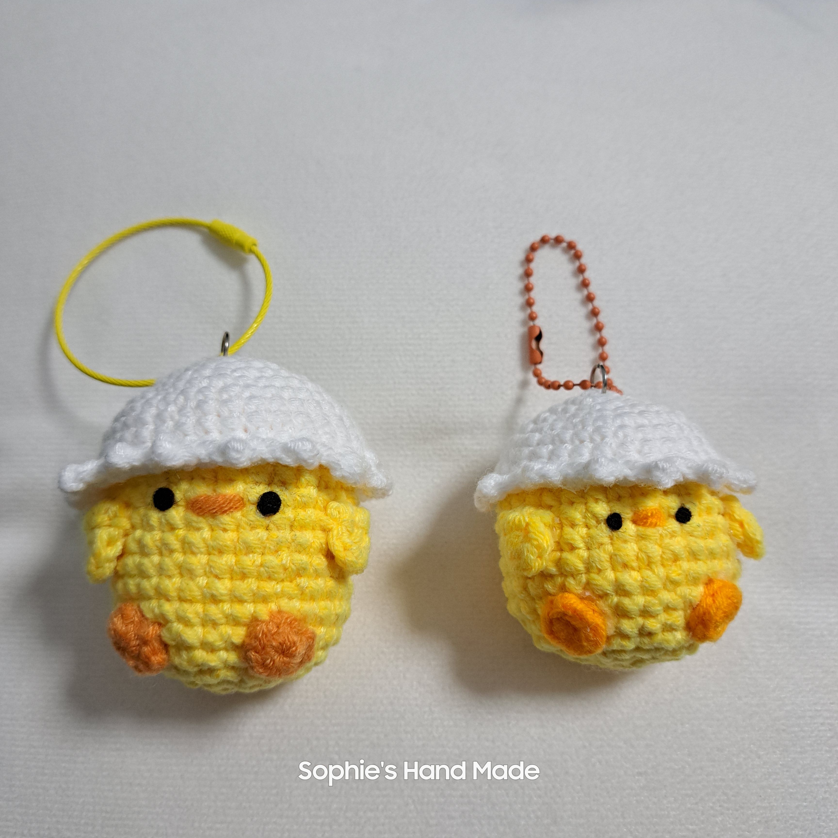 現貨 鉤織 蛋殼小雞吊飾