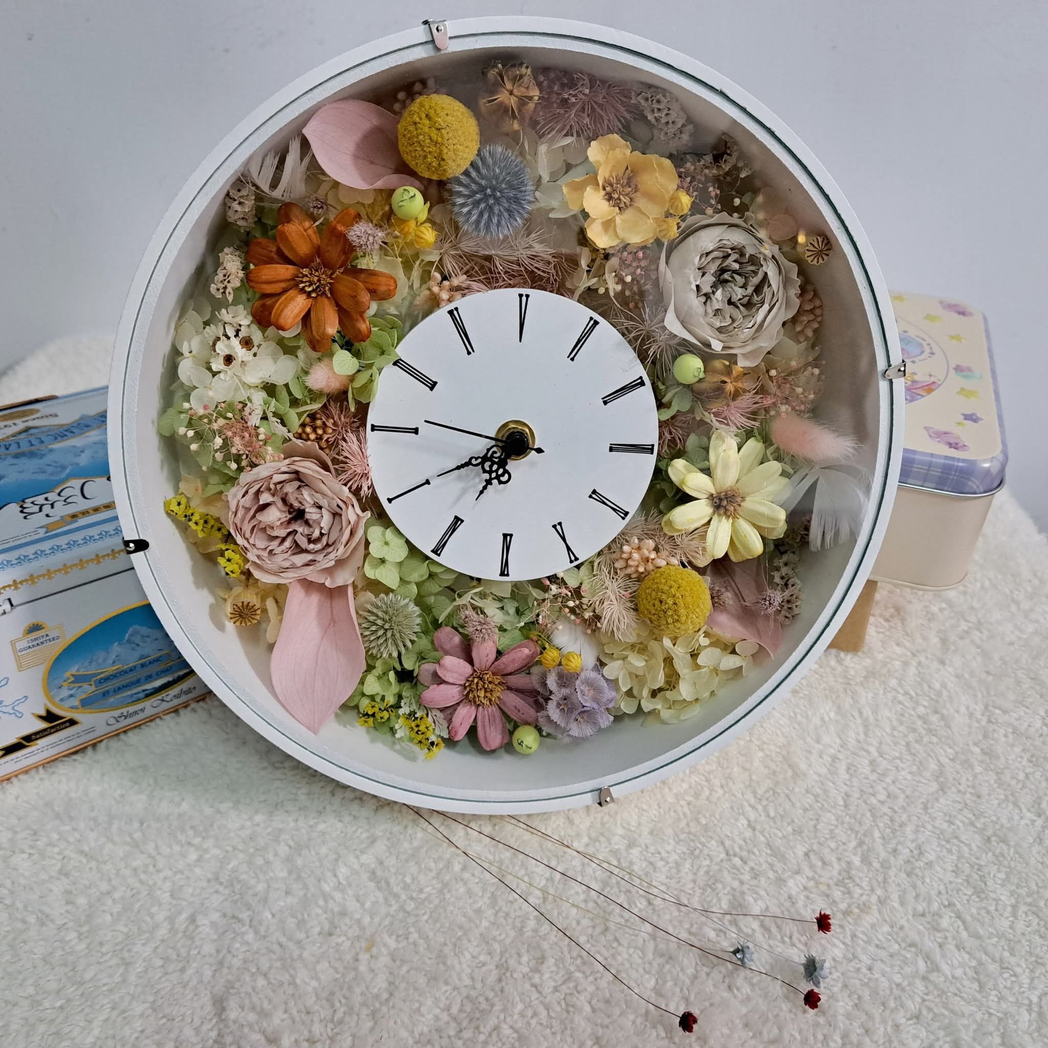 【客製化商品】【請勿直接下單】花花時鐘