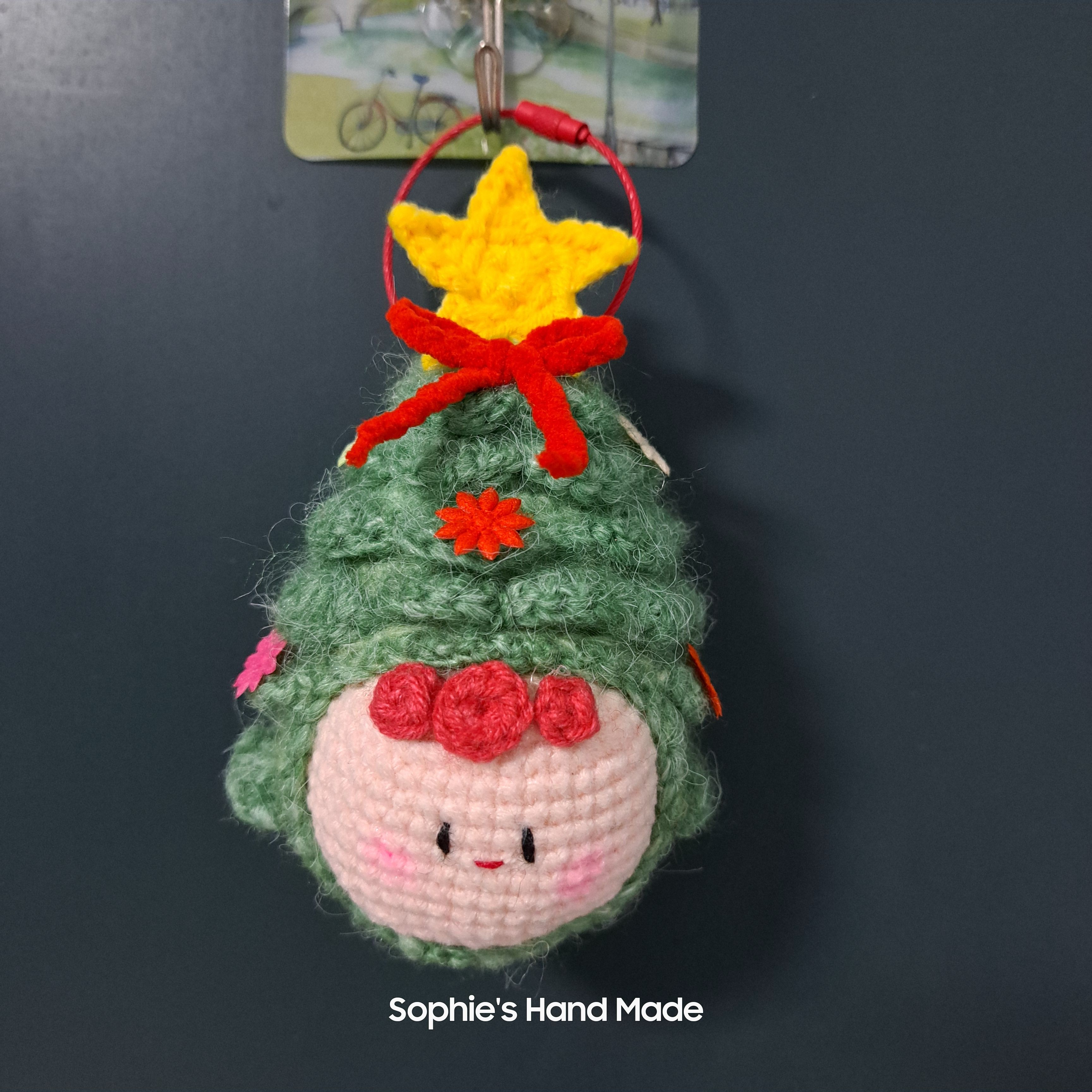 現貨 鉤織物 聖誕樹吊飾