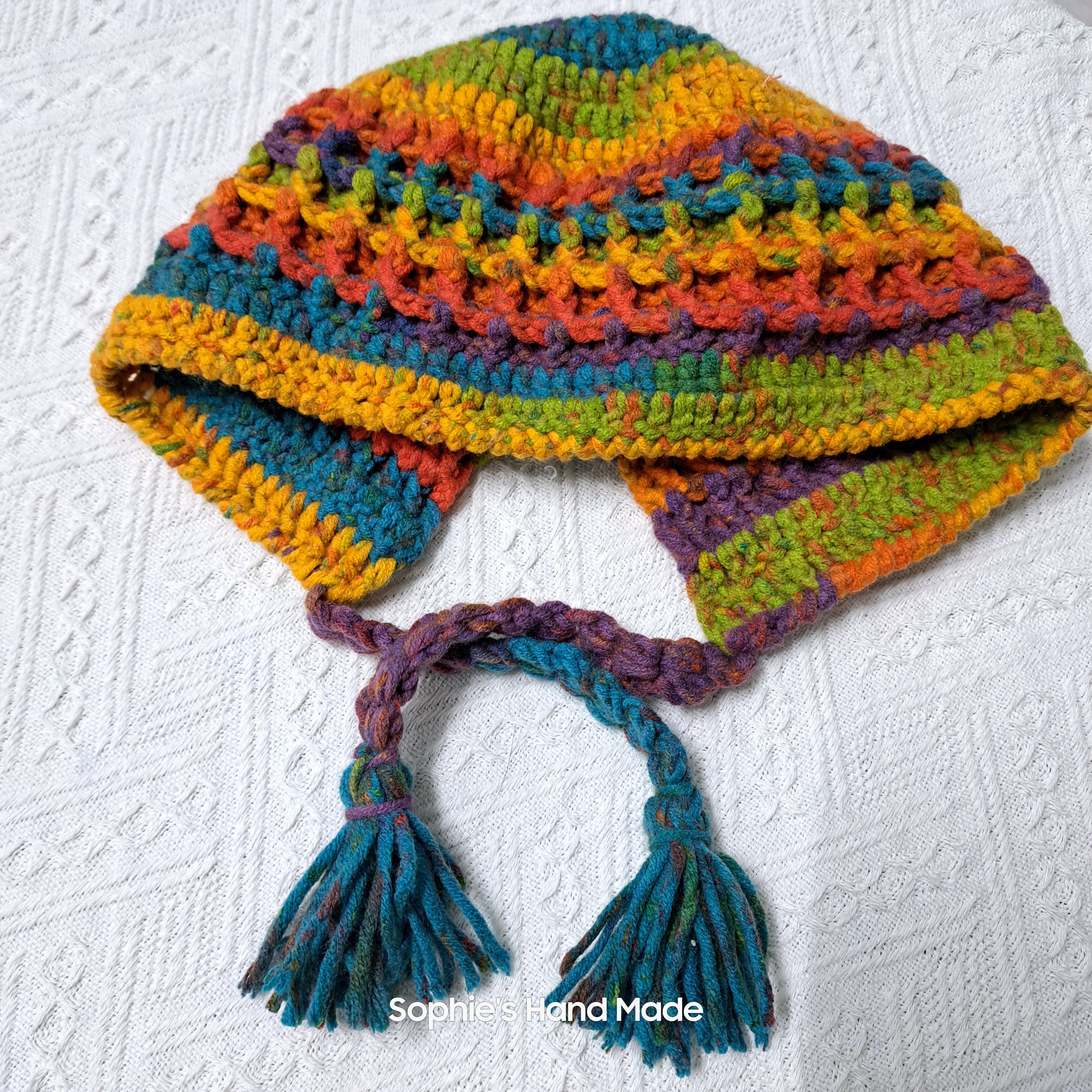 現貨 鉤織物 護耳帽